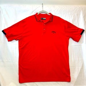 Callaway Coral Opti Dri Golf Polo shirt. Mens Size Medium